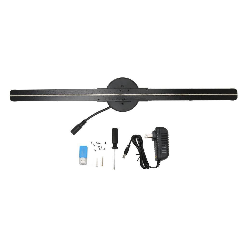 3D Hologramm Lüfter WiFi 224 LED Licht 1080P Zoll Holographischer Video Werbeprojektor Display für Projektor, Perlen, 16.5 Business, Party, etc.