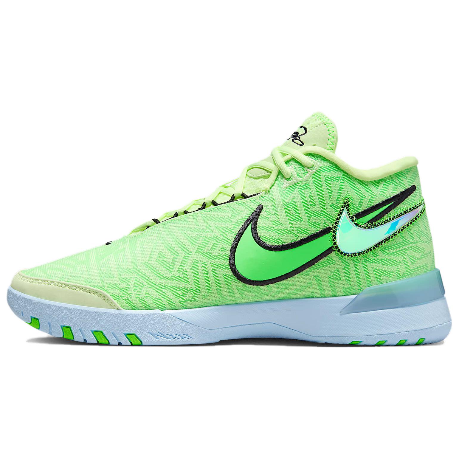 

Nike Zoom LeBron NXXT Genisus EP Barley Volt (Solid Outsole) Unisex Sneakers Barely-Volt Celestine-Blue Black HF0711-700 44