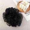 Double-sided Bow Hair Claw Dots Mesh Ponytail Clip Elegant Bow Shark Clip  Lady