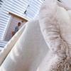 Fashi Retro Elegant Trims Mink Cashmere Fleece Cape Women Chegsam Wedding Dress Shawl Cloak Short Coat Winter Autumn