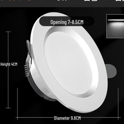 Dimmable Tri-Color LED Recessed Downlight with Emergency Function