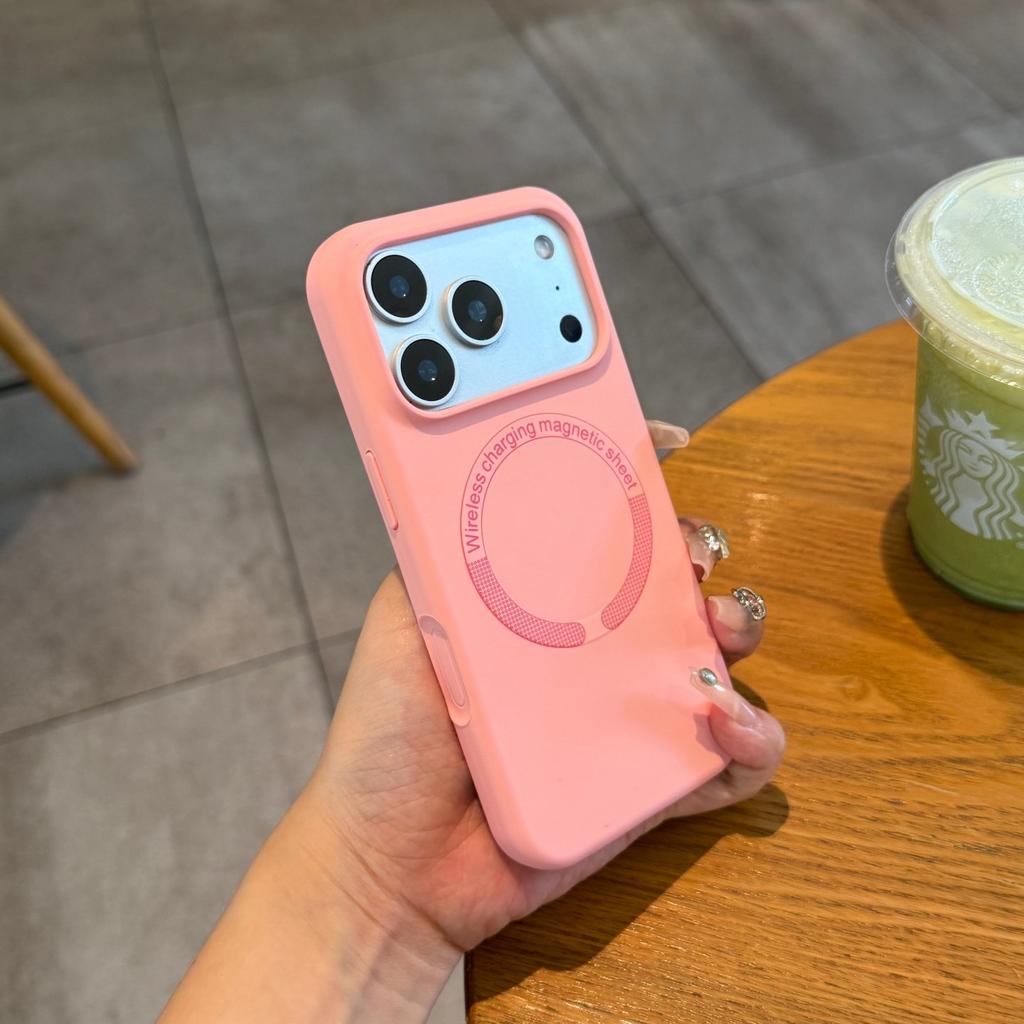 Orange Flüssigsilikon Magnetische Hülle Für iPhone 17 ProMax 16 15 14 13 12 11 Pro Max Plus Air Unisex Für Magsafe Stoßfeste Abdeckung