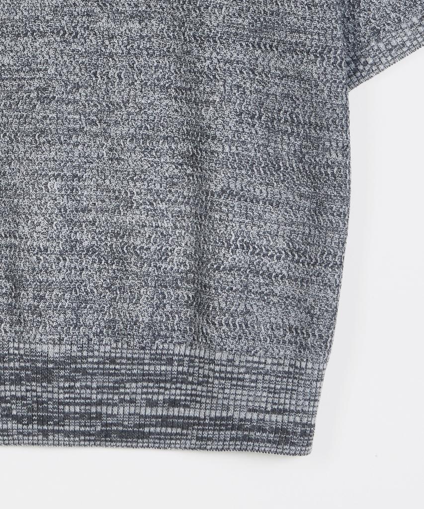 GLW Two-Tone Mixed Half Knit Gray