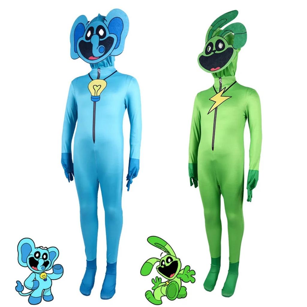Poppy Adult&Kids Clothing Set Halloween Tights Onesie Cosplay Costume Playtime Cos Jumpsuits Sexy Bodysuit Costume 110CM-200CM