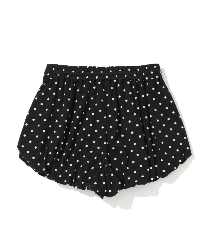 NOT4NERD W Polka Dot Balloon Shorts - Black