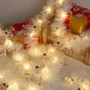 3 Meter Christmas Ribbon Lights Garland Light Tree Ornament Fairy String Lights Home Decoration Party Supplies