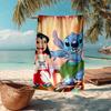 Ultra-Soft Beach Towel with Stitch Theme,Ideal for Pool - Camping, Diving - Perfect Travel Essential, Vibrant Beach Towel.