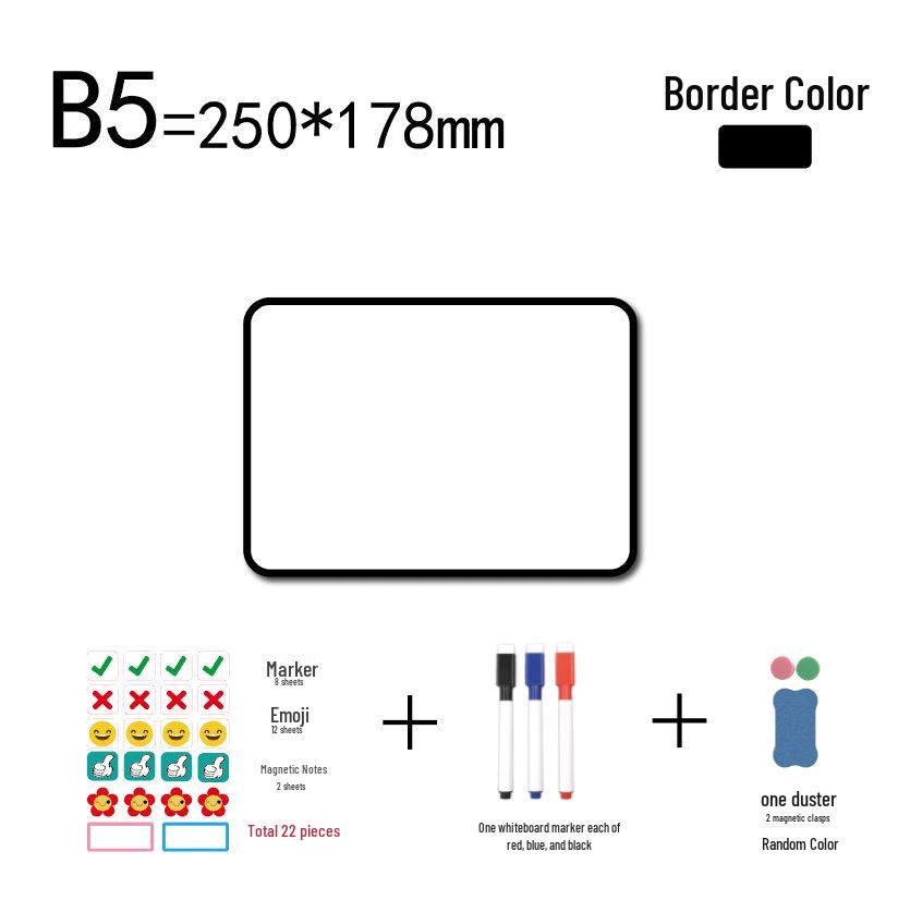 Double-Sided Magnetic Erasable Whiteboard for Office, Home, or Teaching