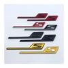 Yzw6688 ABS S Badge Emblem Car Trunk Sticker Compatible with S/E63S C63S GLC63S GLE63S