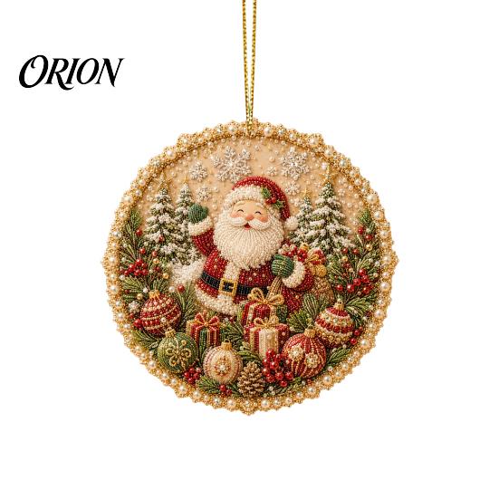 Spring Summer Autumn Winter Ornaments Four Seasons Holiday Pearl Art Hanging Ornaments, Christmas Fall Beaded Durable Acrylic Wall Pattern Ornament,