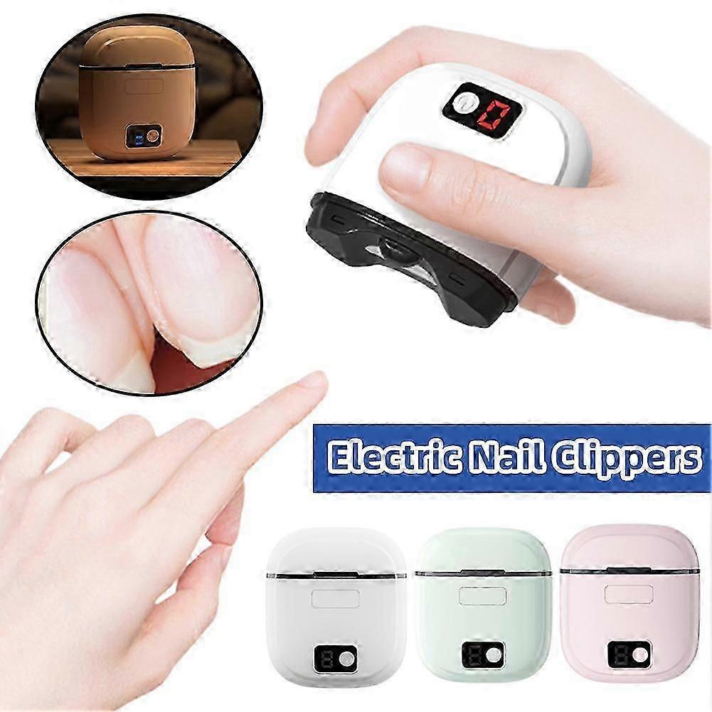 USB Rechargeable Baby Electric Nail Trimmer With Quiet Motor And Nail Dust Collector