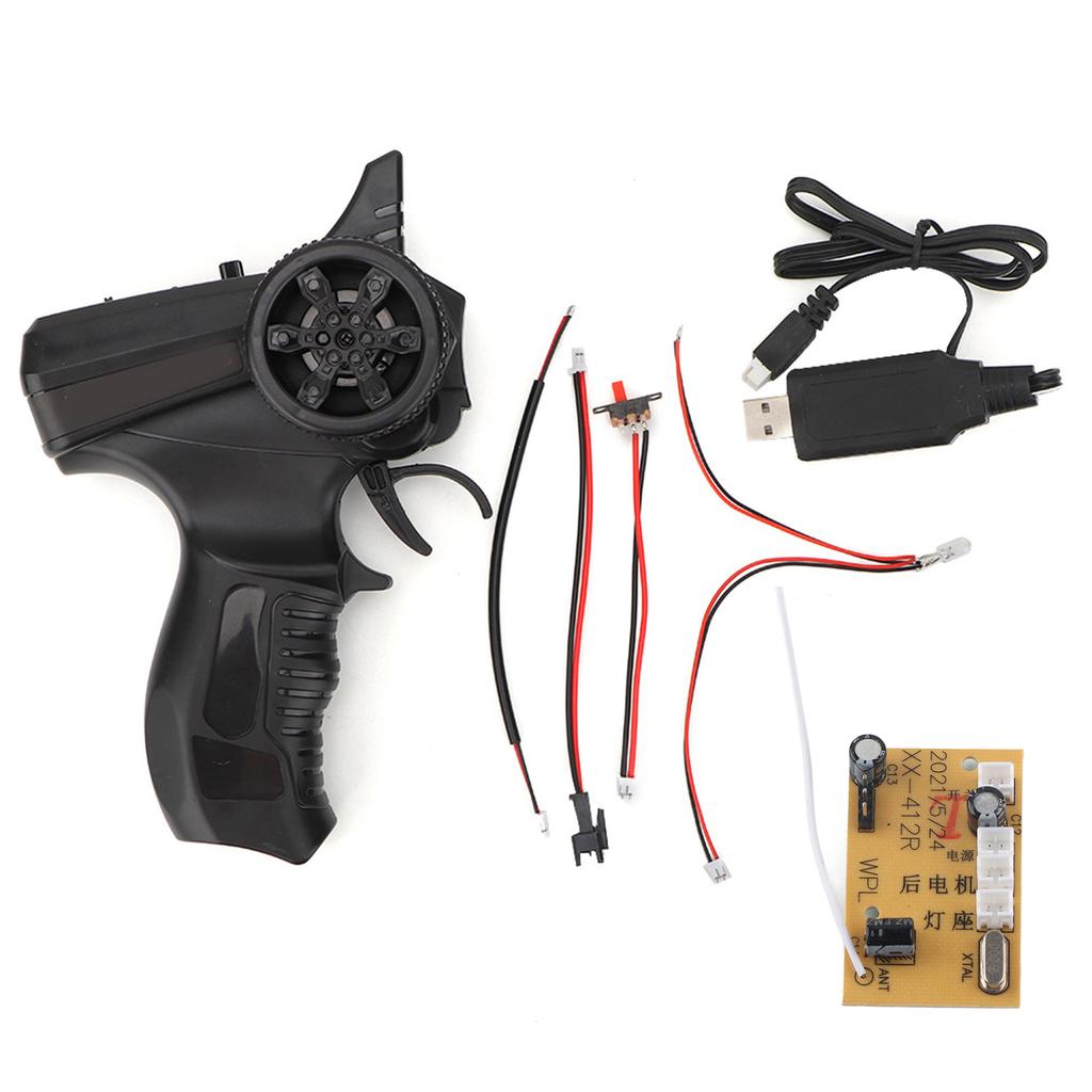 2.4G Remote Control Transmitter RC Car Vehicles Parts Kit Fit for WPL (With Battery)