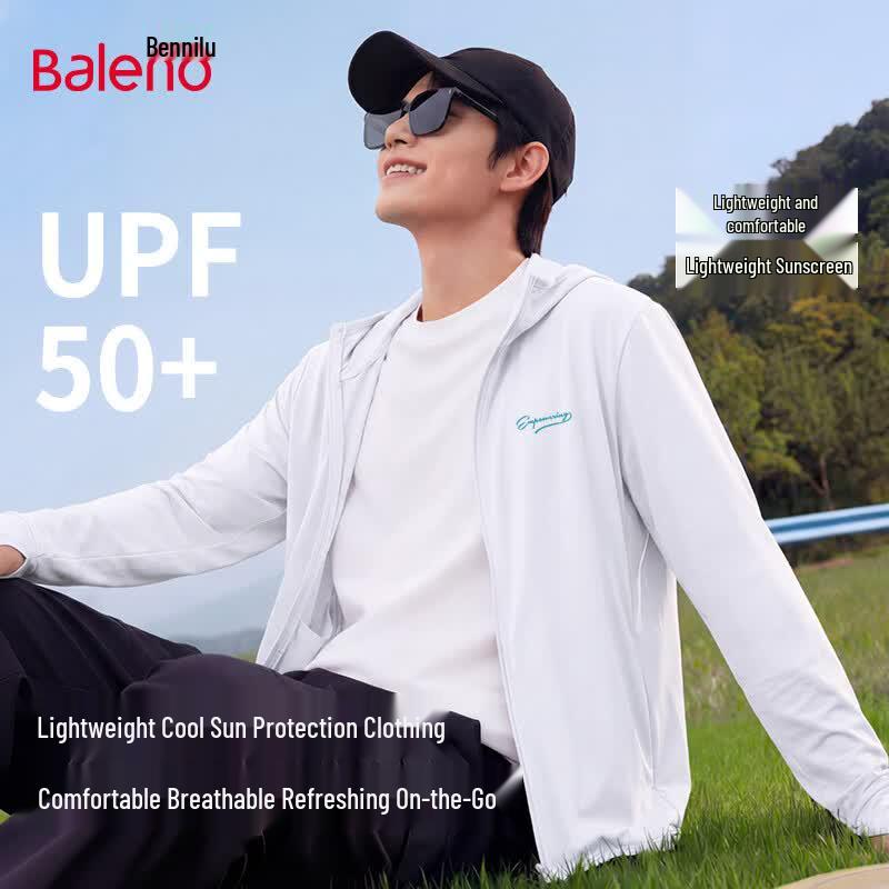 Baleno Men's Lightweight UPF50+ Cooling Sun Protection Jacket