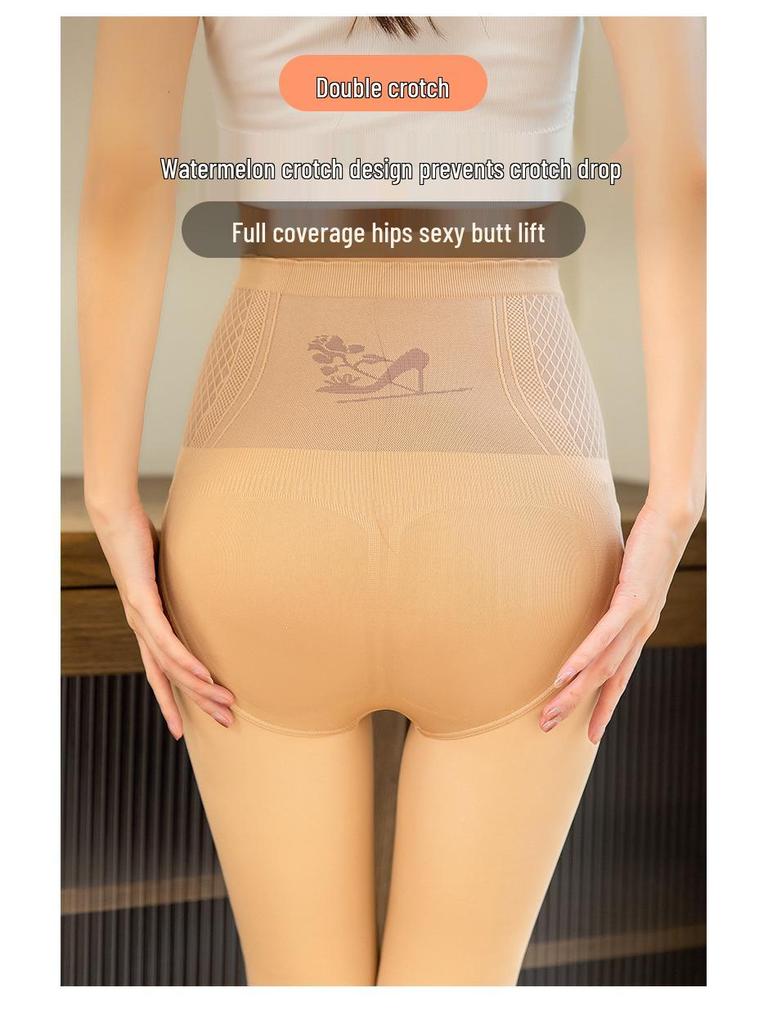 Waterlight Bare Leg Pantyhose: Women's Tummy Control and Hip Lift Stockings, Plus Velvet Flesh Tone for Autumn/Winter, Realistic Nude Feel