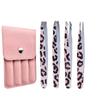 Xiaomi Leopard Print Eyebrow Tweezers Set Compatible for Mustache & Beard Grooming High-Precision Stainless Steel Hair Removal