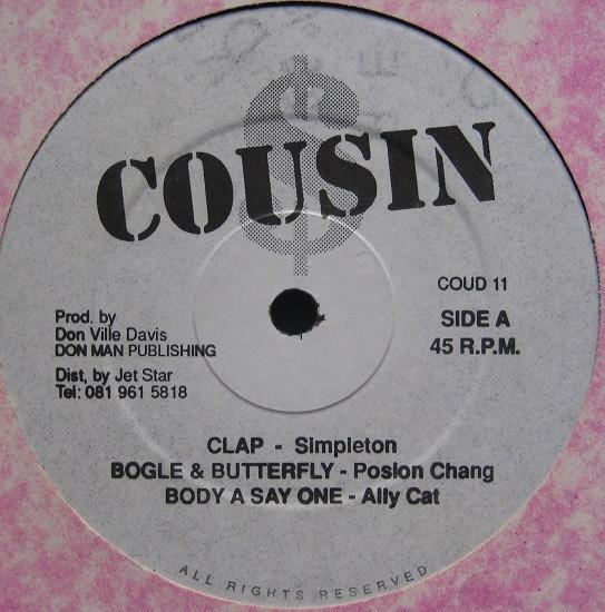 

12inch Record VARIOUS Clap COUD11 Cousin UK Reggae Ska Dub Used