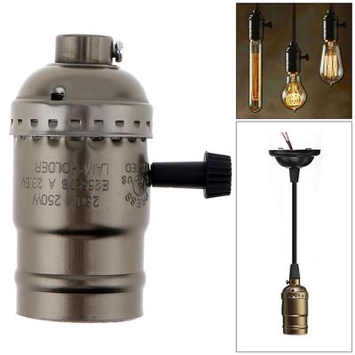 250W 110-250V E27 A 28.BV Socket Bronze Color Edison Retro Pendant Lamp