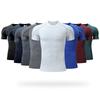 New Men'S Polo Shirt Made Of Pure Cotton With Dropped Shoulders High-Quality Loose Fit For Fitness Versatile For Daily Exercise Short Sleeved Casual