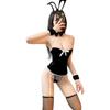 New sex underwear sexy rabbit temptation suspender velvet see-through milk