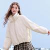 Betu Women's 85% White Duck Down Short Puffer Jacket