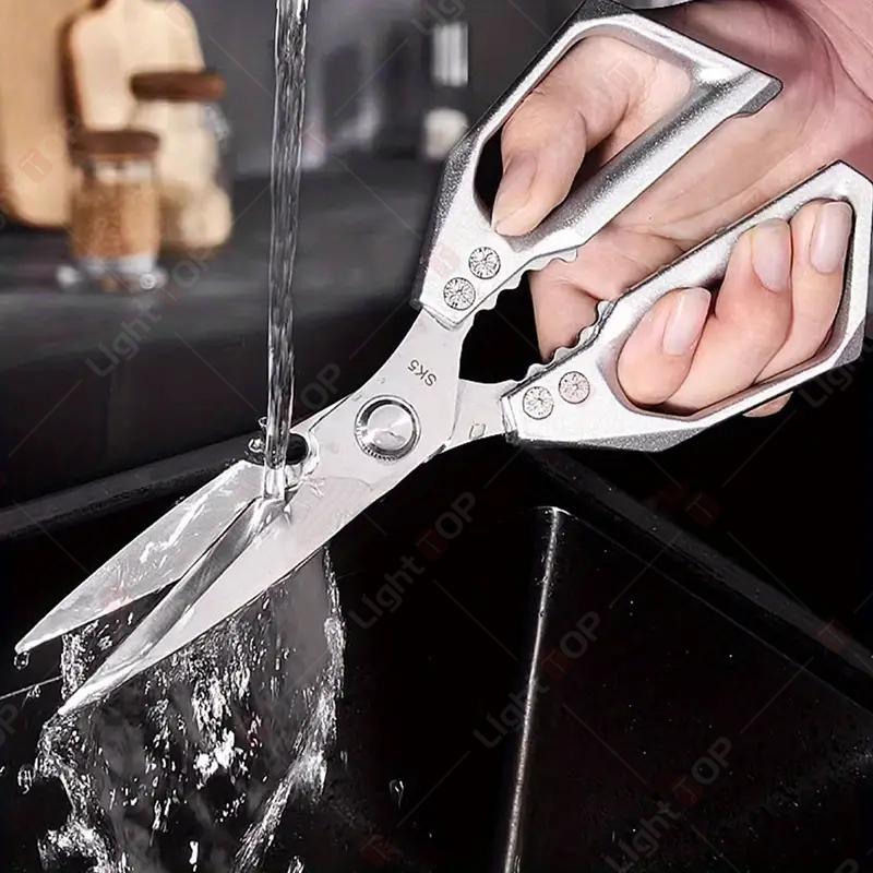 Multi-functional Kitchen Scissors Chicken Bone Scissors Stainless Steel Household Scissors for Cutting Meat Fish Special Shears