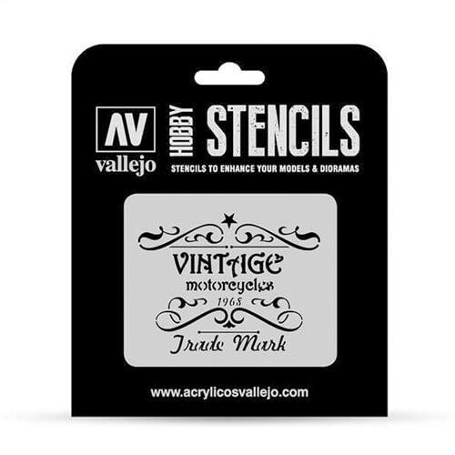 Lettering & Signs Stencils (Vintage Motor)