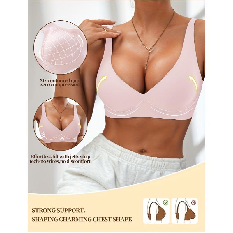 Vysoce kvalitní sexy a pohodlná želé lepidla Jednoduchý styl Push-up podprsenka Jedno balení