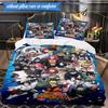 Ninja Adventure 3pcs K-pop Music Group Bedding set,Ideal for Bedroom, Dormitory,Including Duvet Cover And 2pcs Pillowcases,Fan Gifts