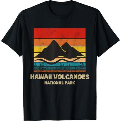 Hawaiińskie Wulkany W Parku Narodowym Koszulka Górska Koszulka Kempingowa