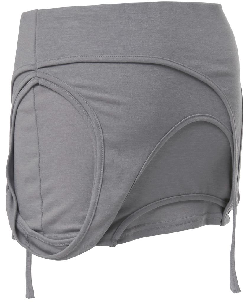 Peulleeoeob 4-Layered Skirt (Fl-268_Gray)