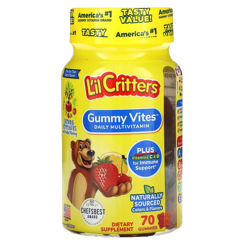 Lil Critters Gummy Vites 70 tablets Lil Critters Gummy Vites 70gummy 70 tablets, 1 unit