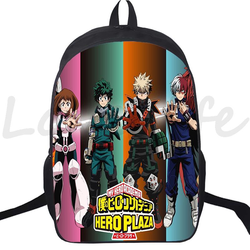 Anime Backpack My Hero Academia School Bags for Boys Girls Boku No Hero Academia Bagpack Teens Travel Bag Rucksack Kids Mochila