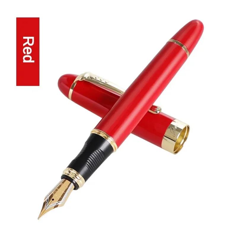 Jinhao X450 Fountain Pen Iraurita Nib Full Metal Golden Clip Luxury Pens Student Gift Stationery Office School Supplies