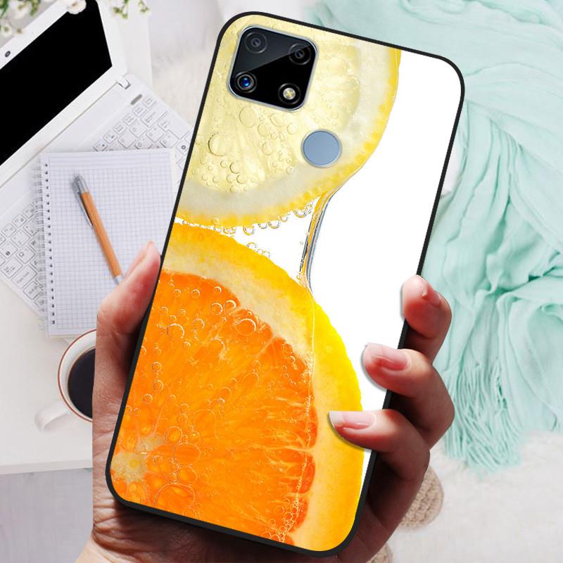 Pro Realme C25s pouzdro Soft TPU silikonový kryt na telefon pro OPPO Realme C25 pouzdro Bumper C25S RMX3195 C 25S nárazuvzdorný kryt Coque