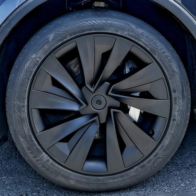 4PCS Hubcaps For Tesla Model Y Juniper 2025 19 Inch Performance Replacement Wheel Cover Automobile Hub Cap Full Rim Accessories