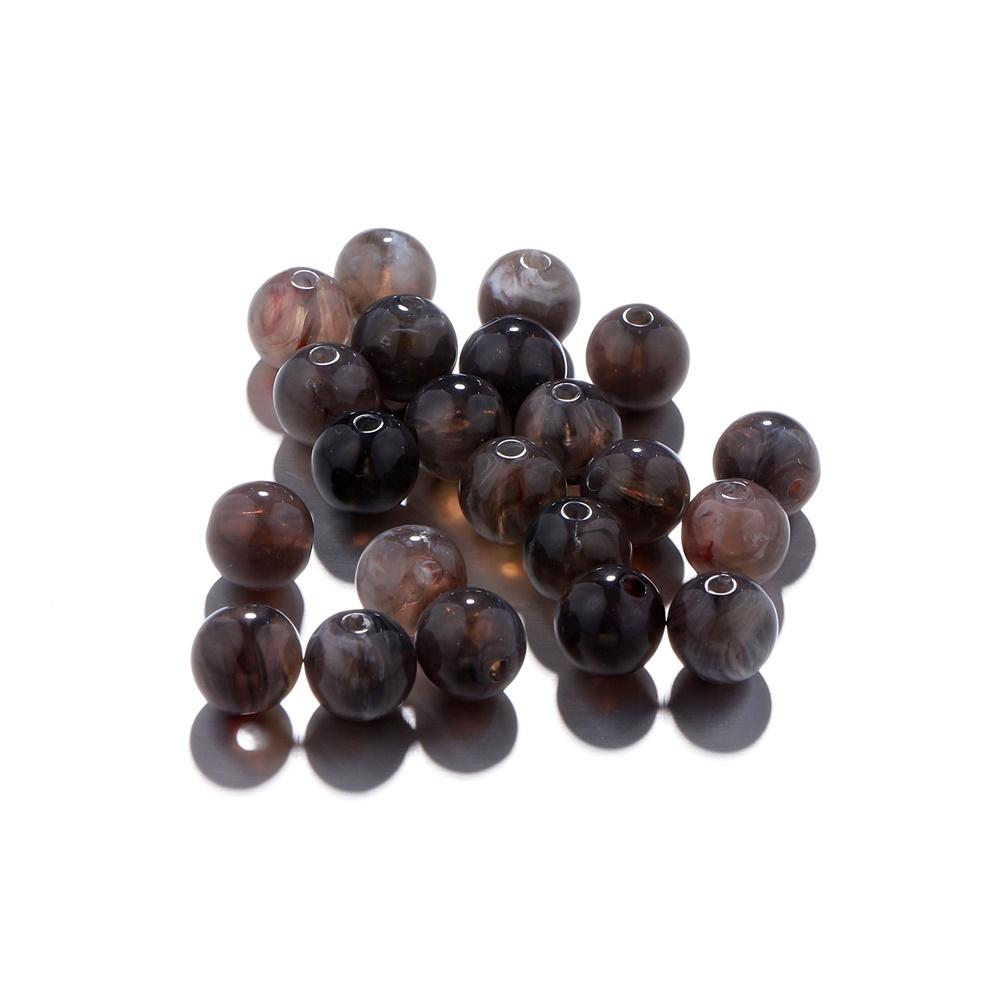 100-200Pcs Colorful Round Imitation Natural Stone Bead Loose Spacer Bead For DIY Necklace Bracelet Jewelry Making Supplies