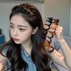 Brown Resin Wave Toothed Headband for Women Girls High Skull Top Korean Zigzag Hair Comb Notched Hairband Hair Accessories