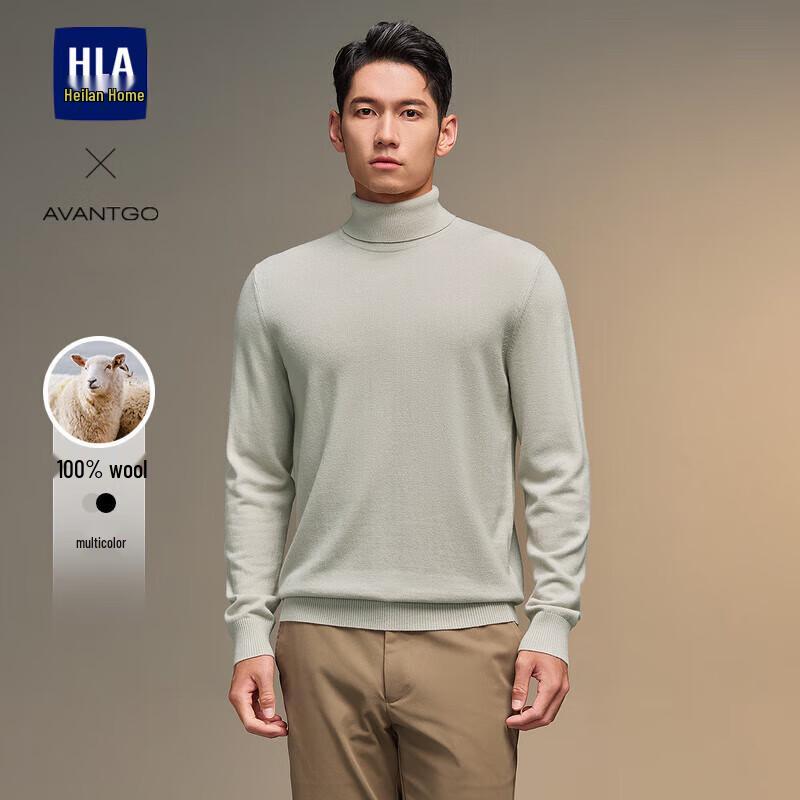 

Мужской классический свитер с длинным рукавом из чистой шерсти 2XL