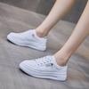 Skateboarding Shoes Non-Slip Casual White Skate Sneakers Female Luxury Shoes Little Shoes Women's Versatile Thin Casual Thick So