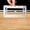 Handle Hole Locator Door Knob and Pull Installation Jig and Shelf Pin Jig Boring Hole Drill Guide Stainless Steel