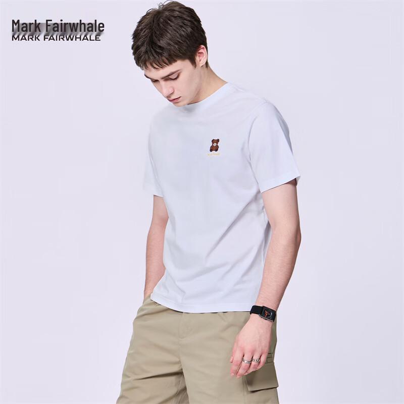 Mark Fairwhale Men s Embroidered Round Neck T-Shirt L