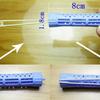 Large Cold Perm Rods for Women's Hair, 10-Pack - Plastic Hollow Curling Texture with Rubber Band Core