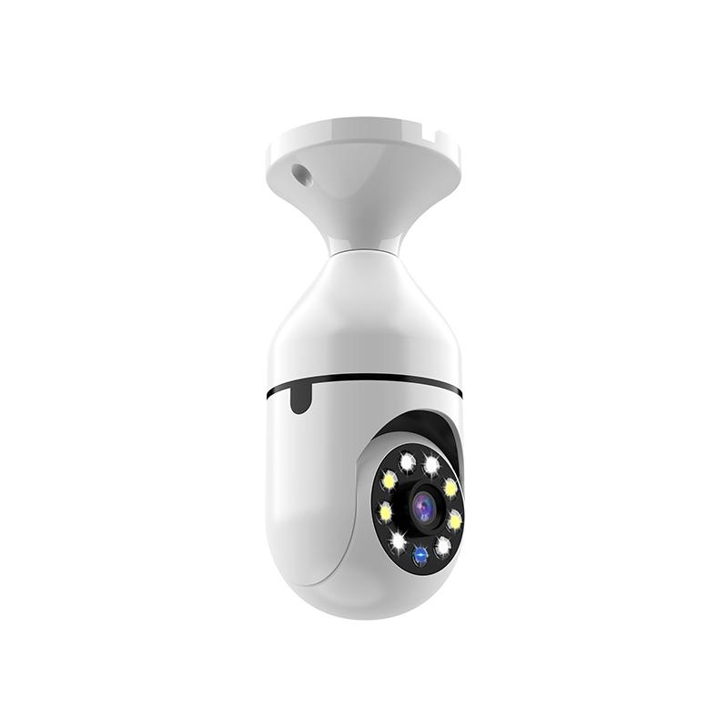 Bulb Surveillance Camera Full Color Night Vision Automatic Human Tracking Zoom Indoor Security Monitor Wifi Camera Smart Home