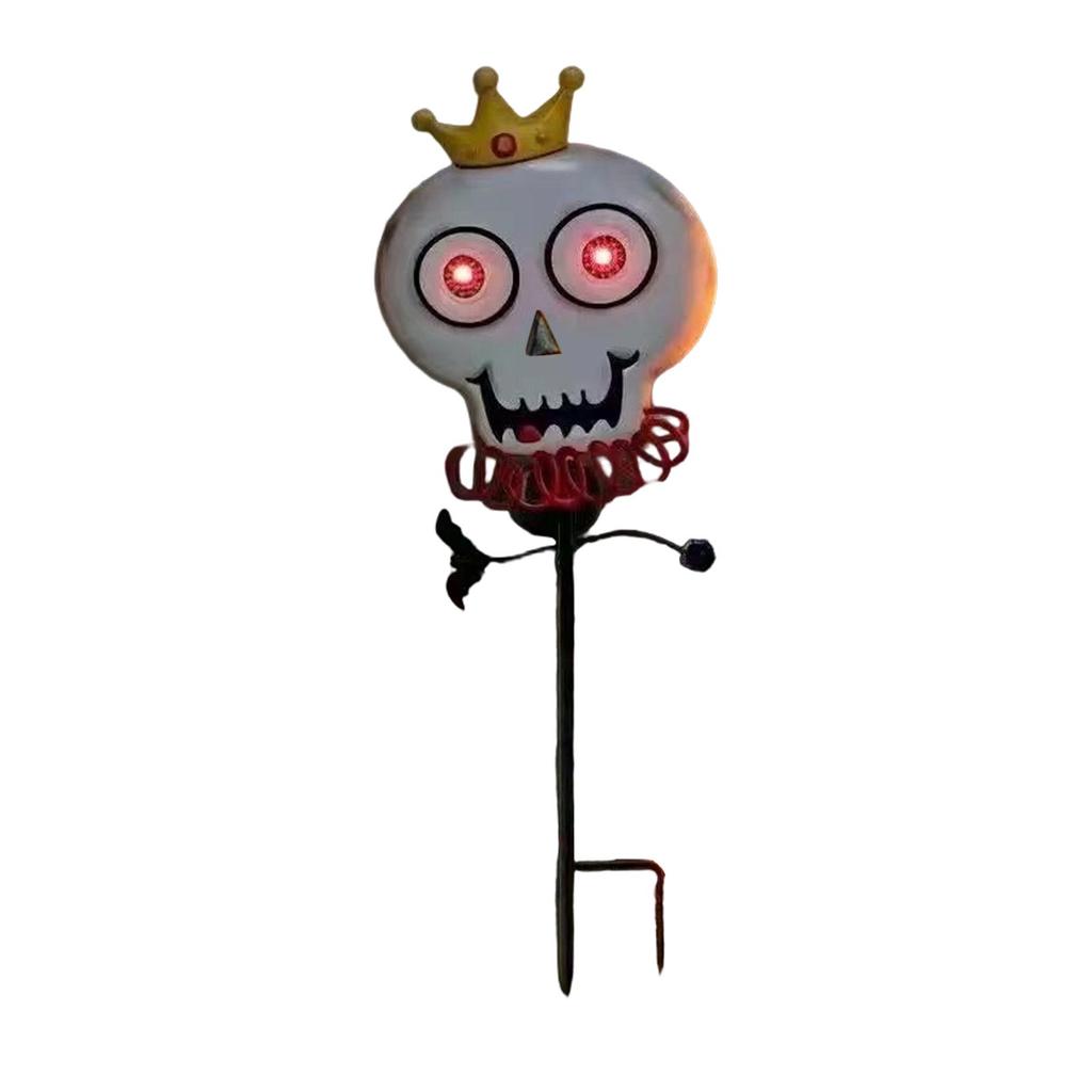 Halloween Outdoor Stake Lights with Pumpkin and Designs for Garden Yard Decoration