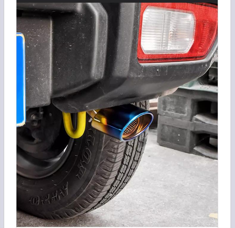 Stainless Steel Exhaust Tailpipe for Suzuki Jimny - Special Car Decoration & Modification Accessory