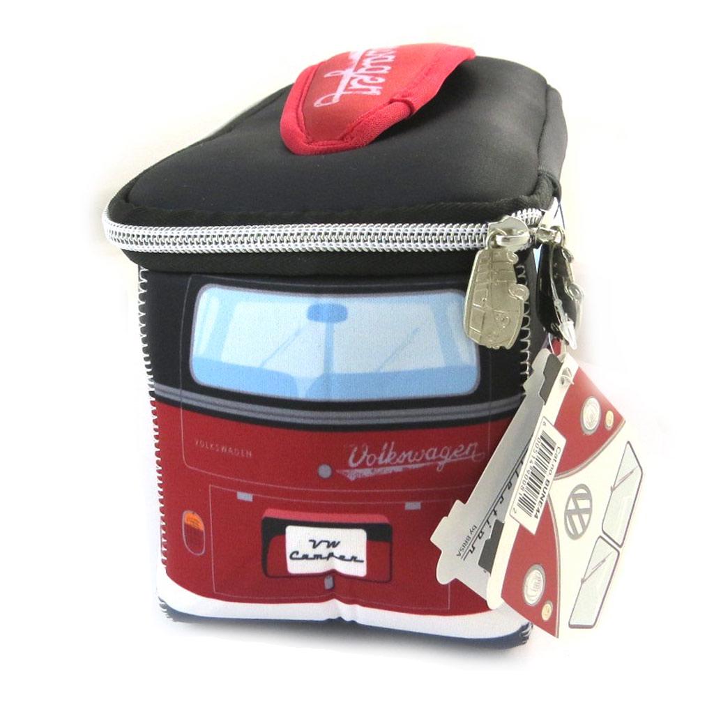 Volkswagen [N4532] - Trousse de toilette 'Volkswagen' rouge noir - 29x13x10 cm
