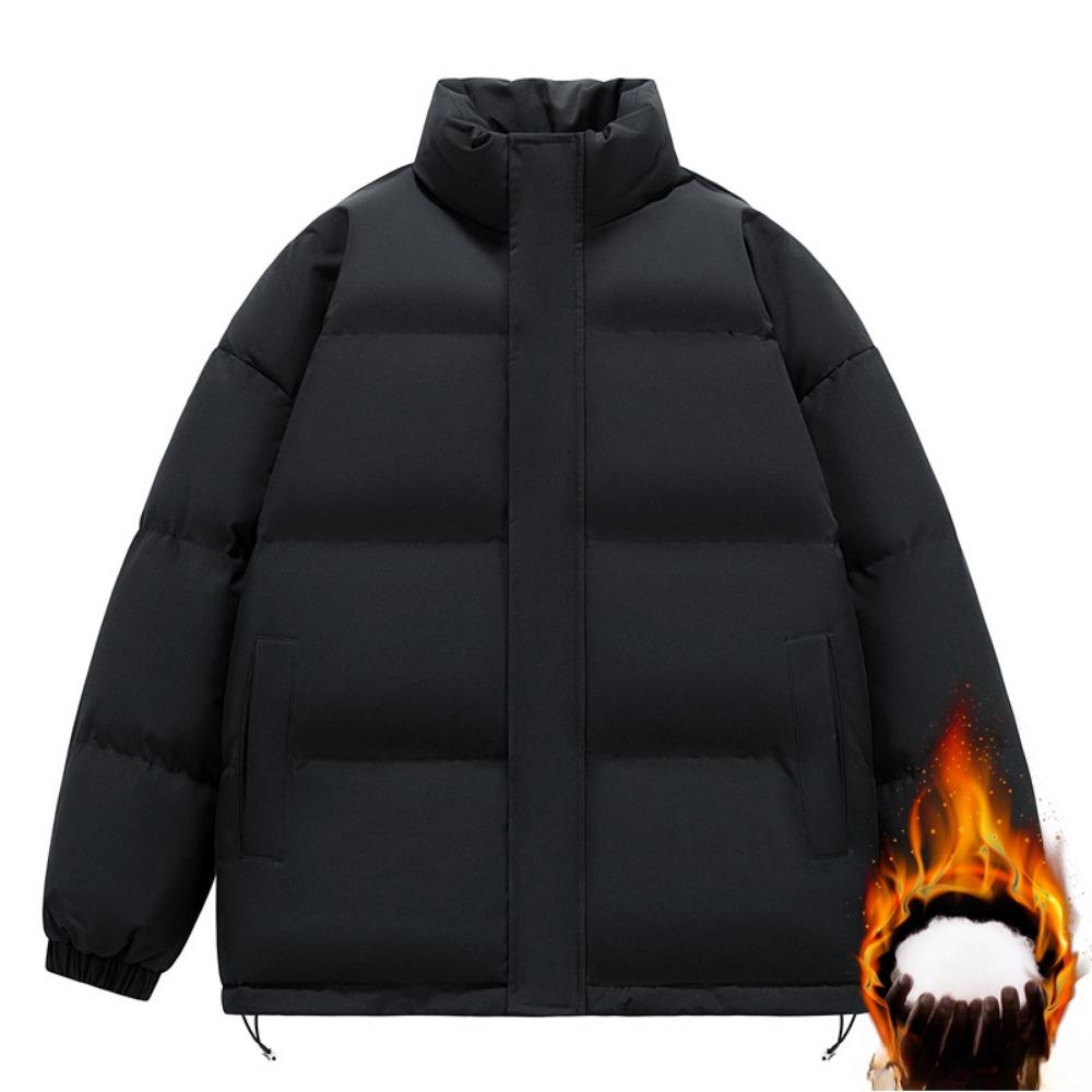 

Мужская универсальная хлопковая одежда со стойкой, мужская зимняя новая бархатная утолщенная хлопковая одежда S