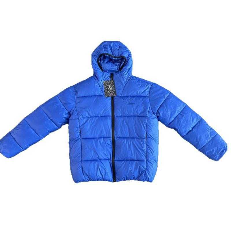 Trapstar Zimní Puffer Bunda s Kapucí a Vyšívaným Zadním Dílem Volný Hip Hop Streetwear Pánská