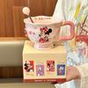 Genuine high-value children's water cup cute ceramic mug dormitory office coffee mug for girl's birthday gift