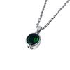 Sting925 High Life Oval Emerald Pendant